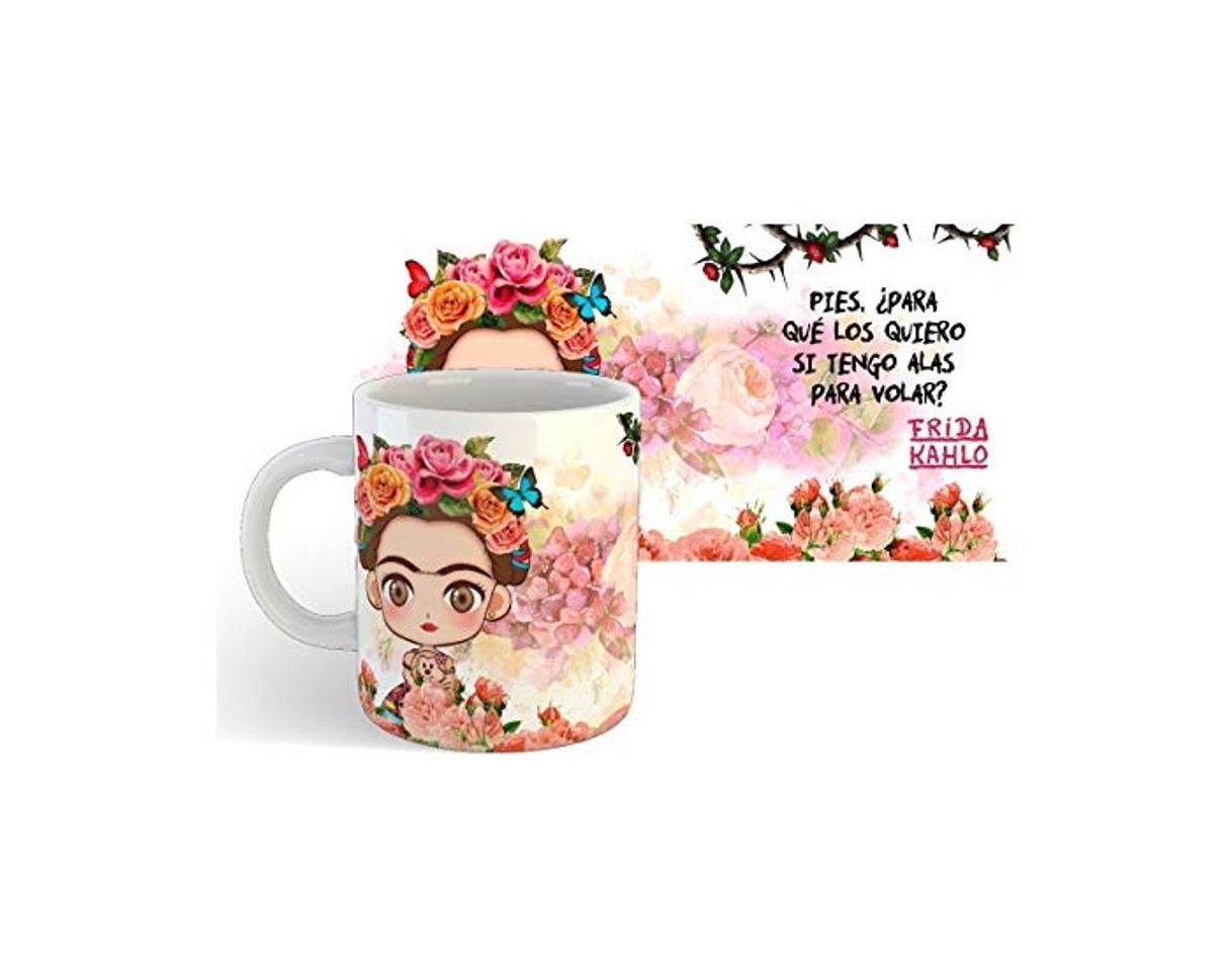 Product Frida Taza Kahlo Desayuno Cafe Regalo Amigas adaysusdetalles