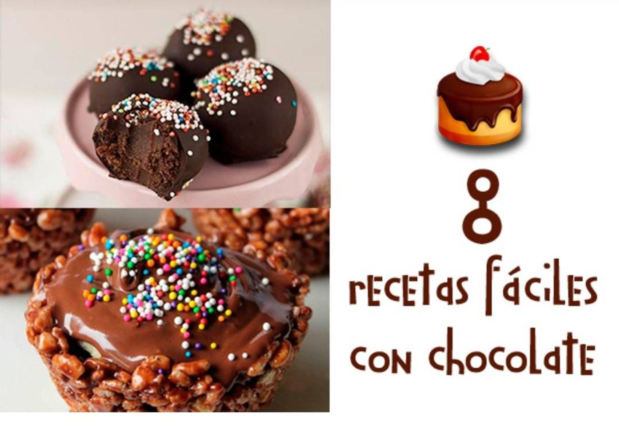 Moda 8 recetas fáciles con chocolate |