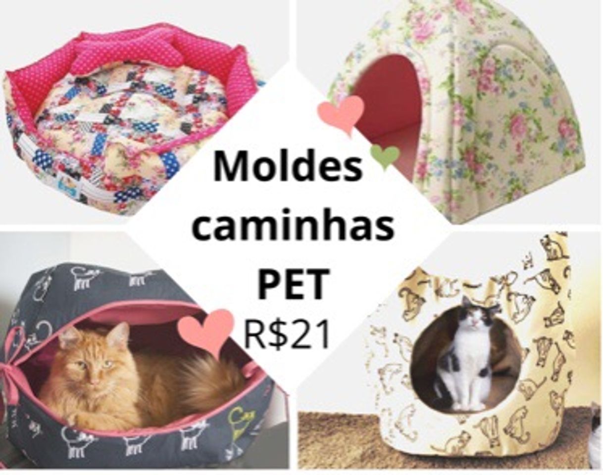 Moda Molde caminhas de gato e cachorros 