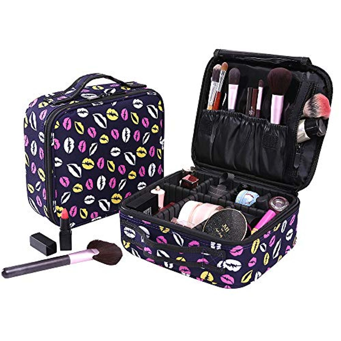 Moda Kit de Maquillaje Neceser Make Up Bolso de Cosméticos Portable Organizador Maletín