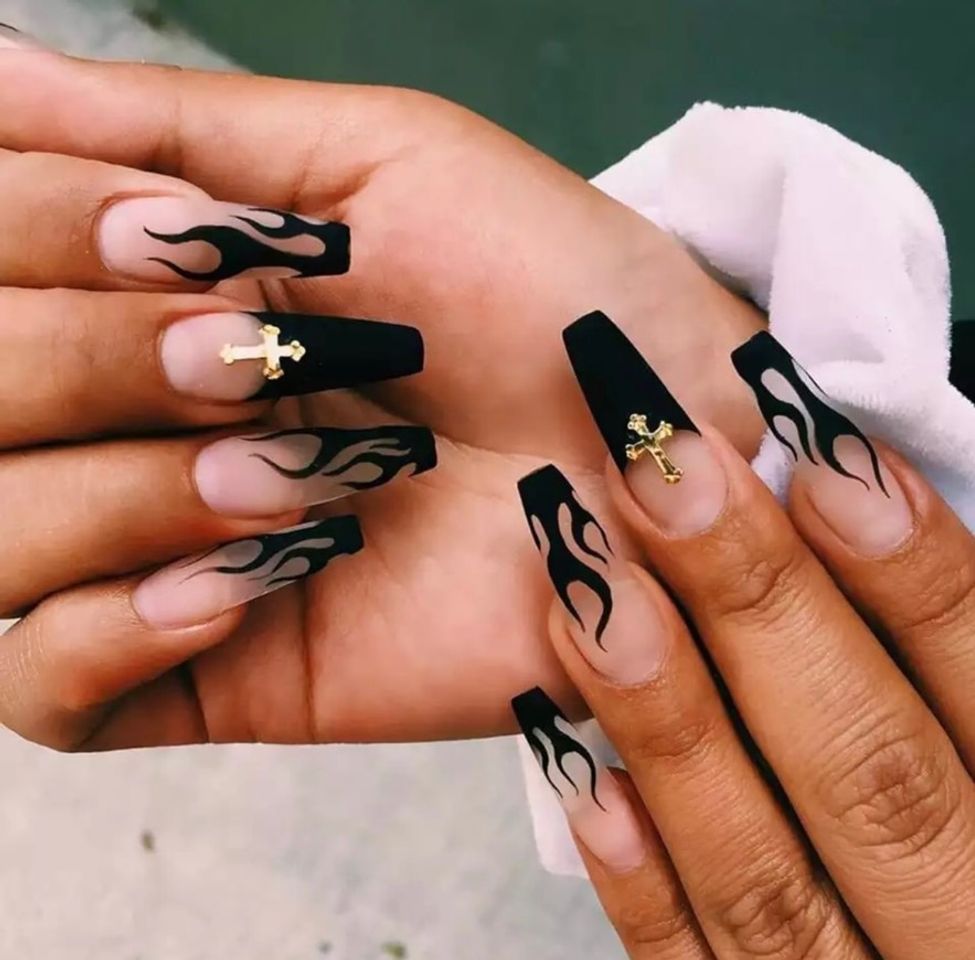 Social Unhas postiças com desenho 
