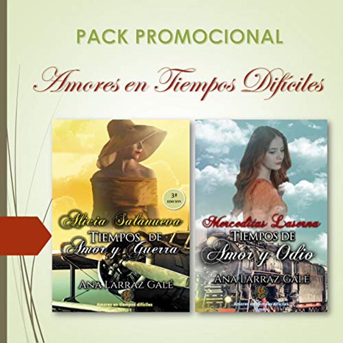 Books Amores en tiempos difíciles: Alicia Salanueva y Merceditas Laserna: Pack Promocional