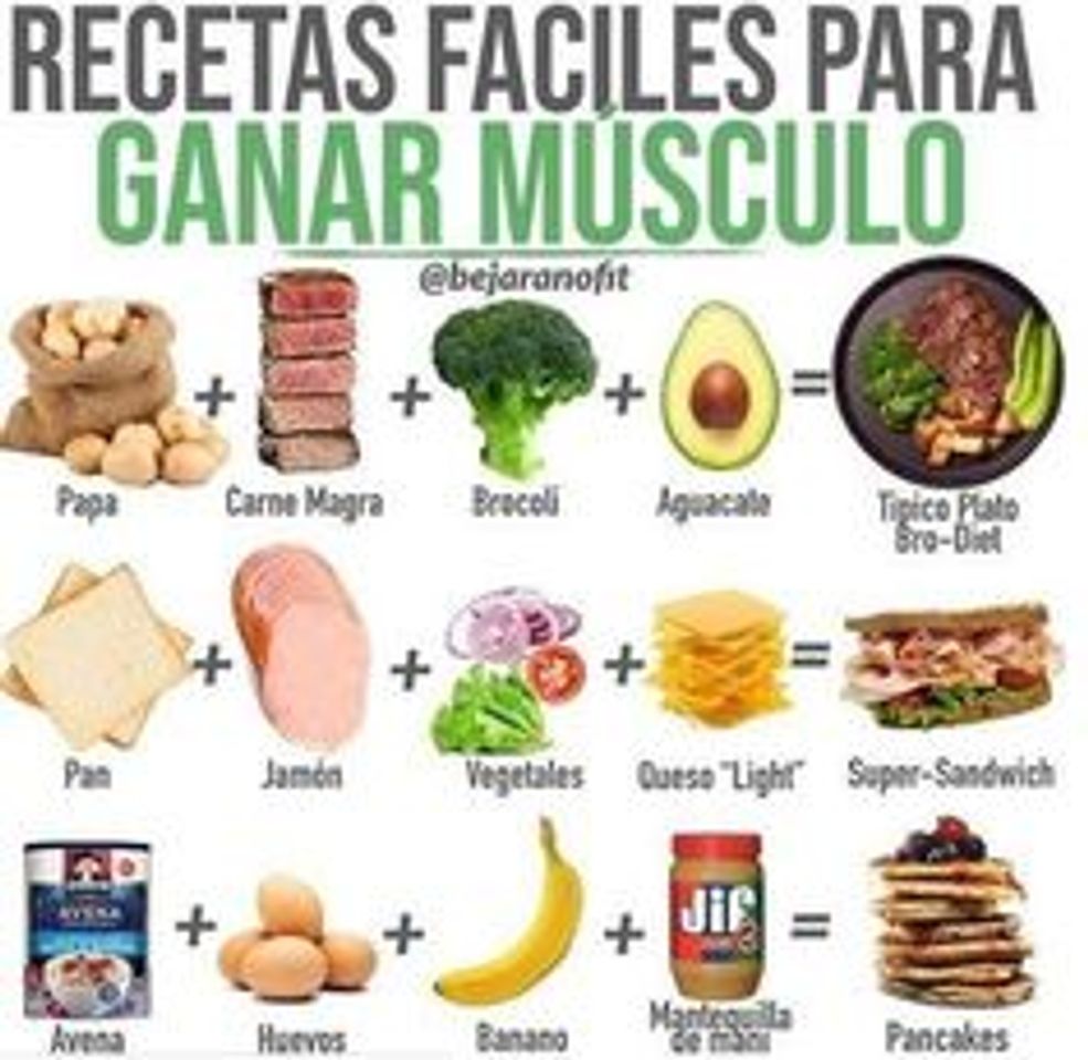 Moda 13 alimentos para ganar masa muscular