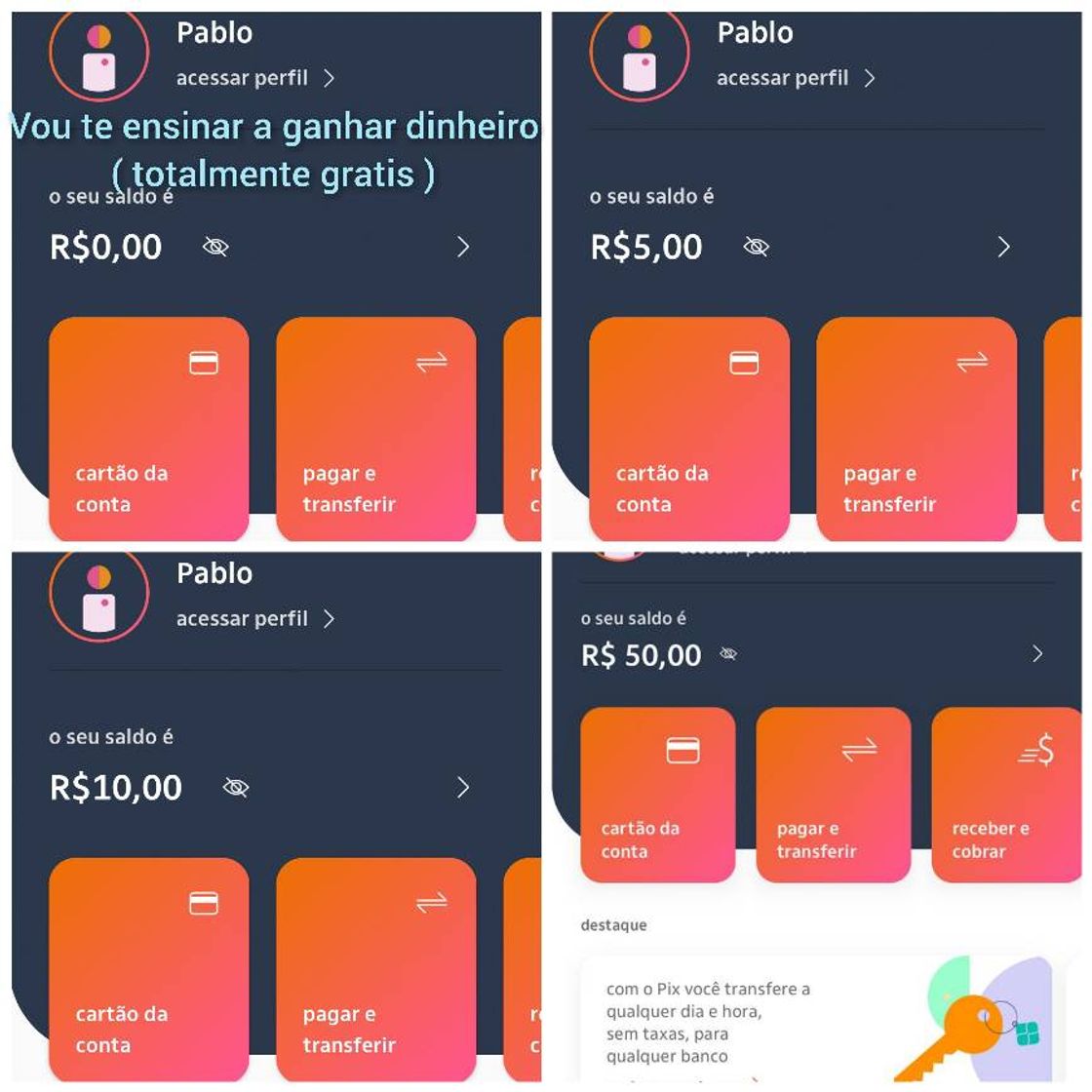 App iti Itaú: conta digital