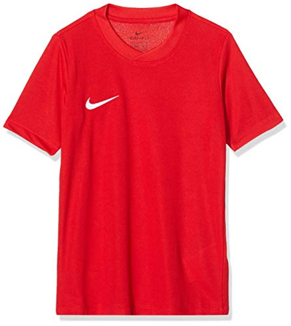 Fashion Nike SS YTH Park Vi JSY Short Sleeve Top, Niños, Rojo