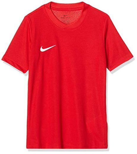Nike SS YTH Park Vi JSY Short Sleeve Top, Niños, Rojo