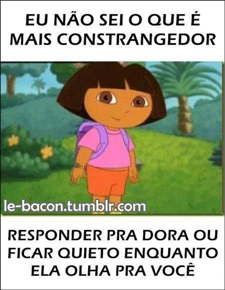 Fashion Meme da Dora Aventureira