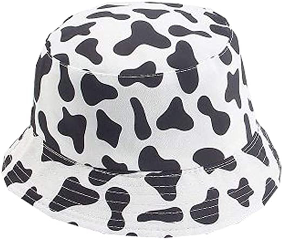 Moda New Cow Pattern Printed Fisherman Hat Summer Outdoor Sun Hat