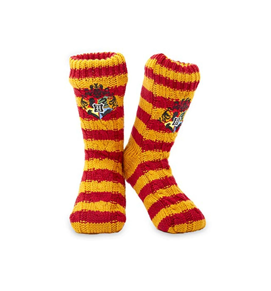 Fashion Harry Potter Calcetines Antideslizantes Mujer Con Forro Polar