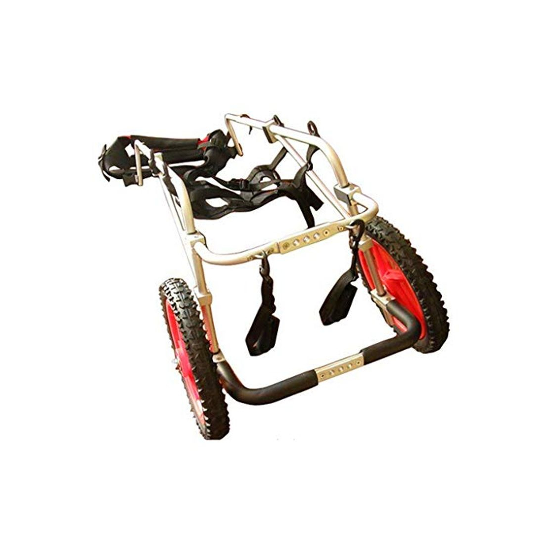 Social Soporte Auxiliar Grande Silla De Ruedas Paralizada Perro Discapacitado Aleación De Aluminio