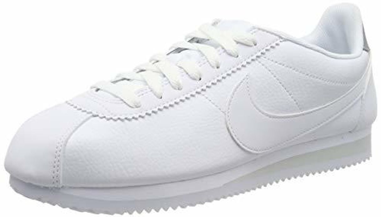 Fashion Nike Classic Cortez Leather, Zapatillas de Running para Hombre, Blanco