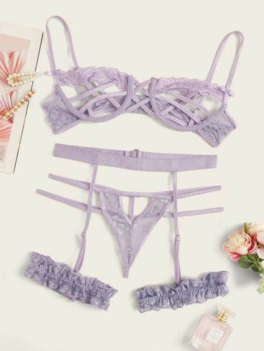 Moda Lingerie Lilás