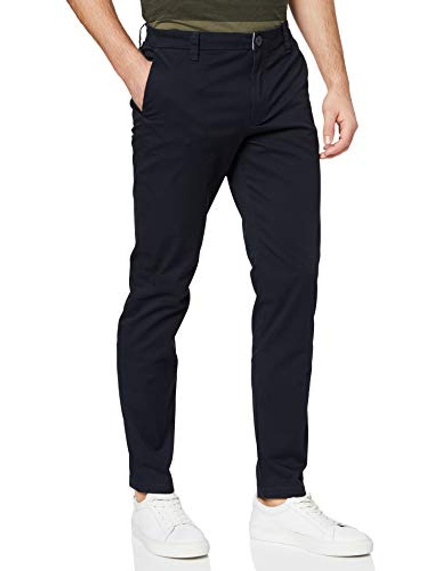 Moda Armani Exchange Stretch Cotton Twill Pantalones, Azul