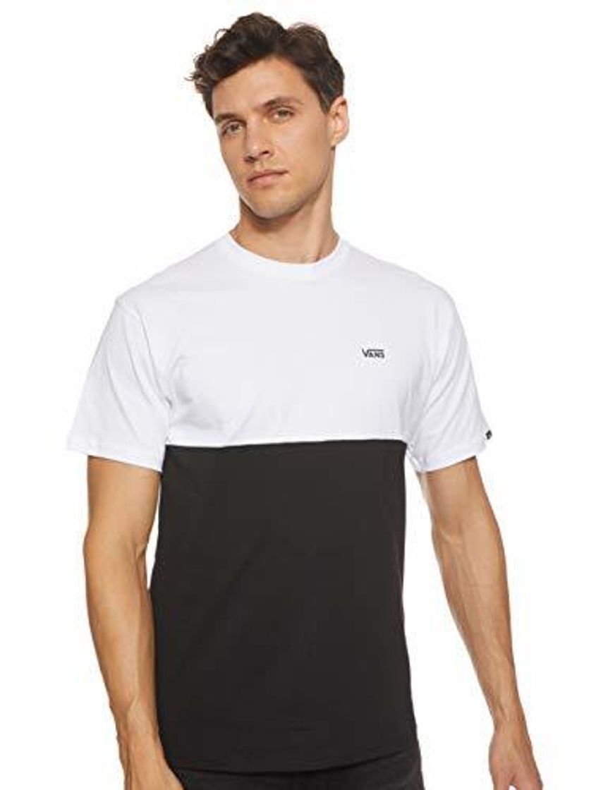 Fashion Vans Colorblock tee - Camiseta para Hombre , Blanco