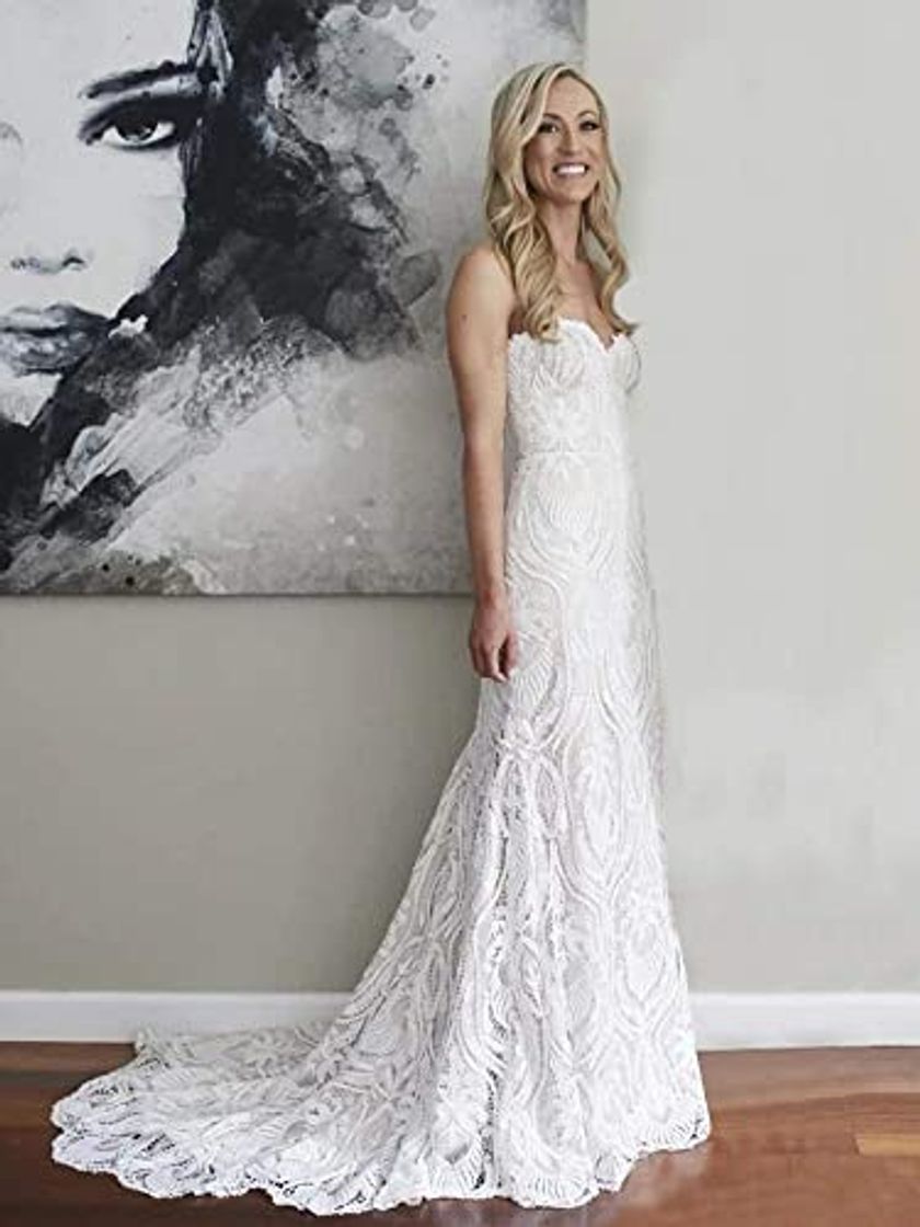 Social Strapless Wedding Dresses Bridal WE037 B08PBKHKJX