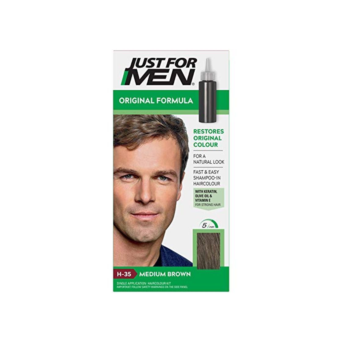 Producto Tinte de pelo para hombre