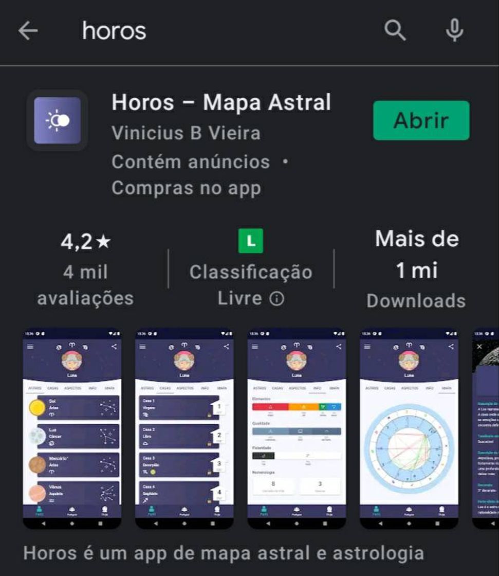 Fashion Horos -  Mapa Astral 