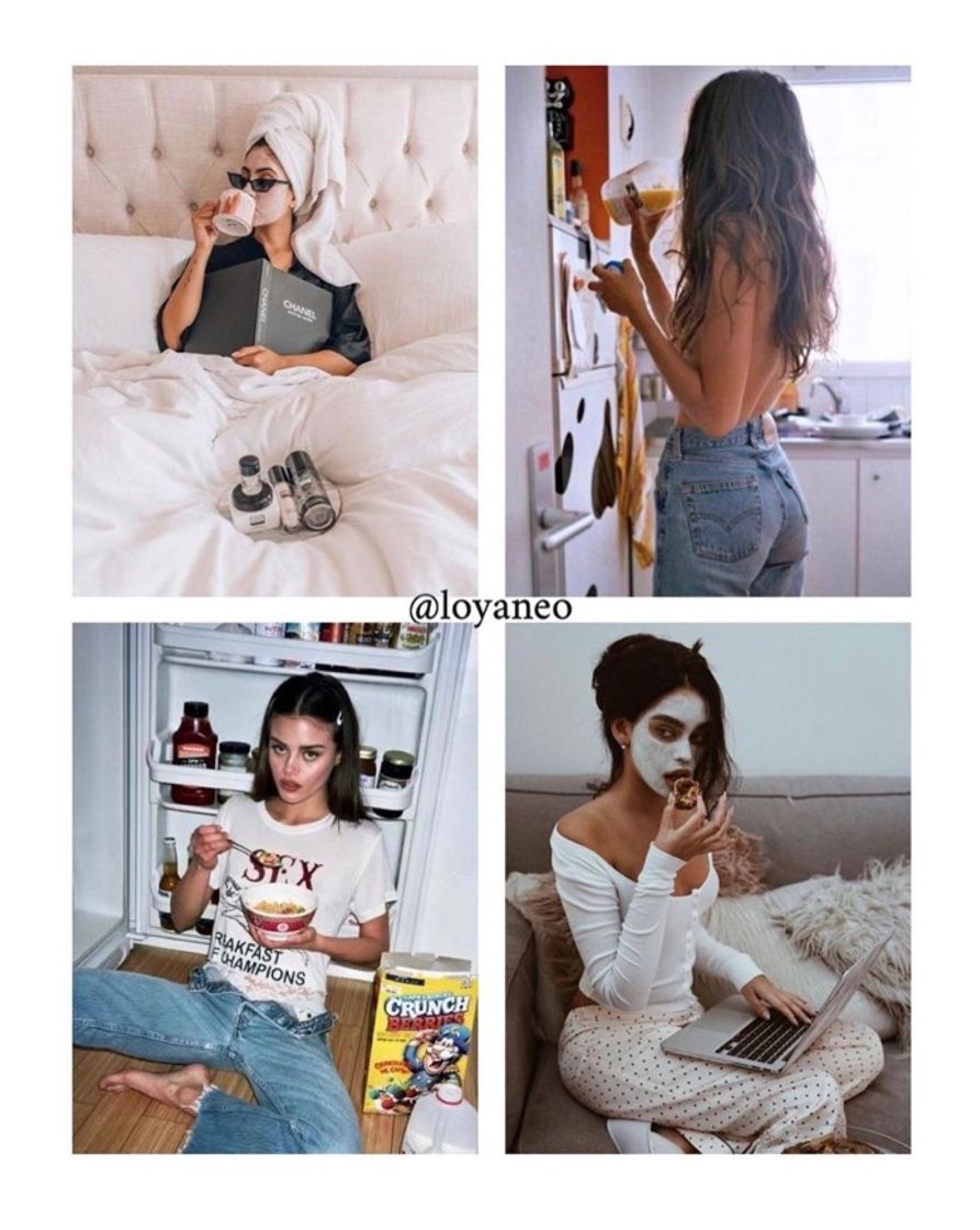 Social 4 inspirações de foto em casa