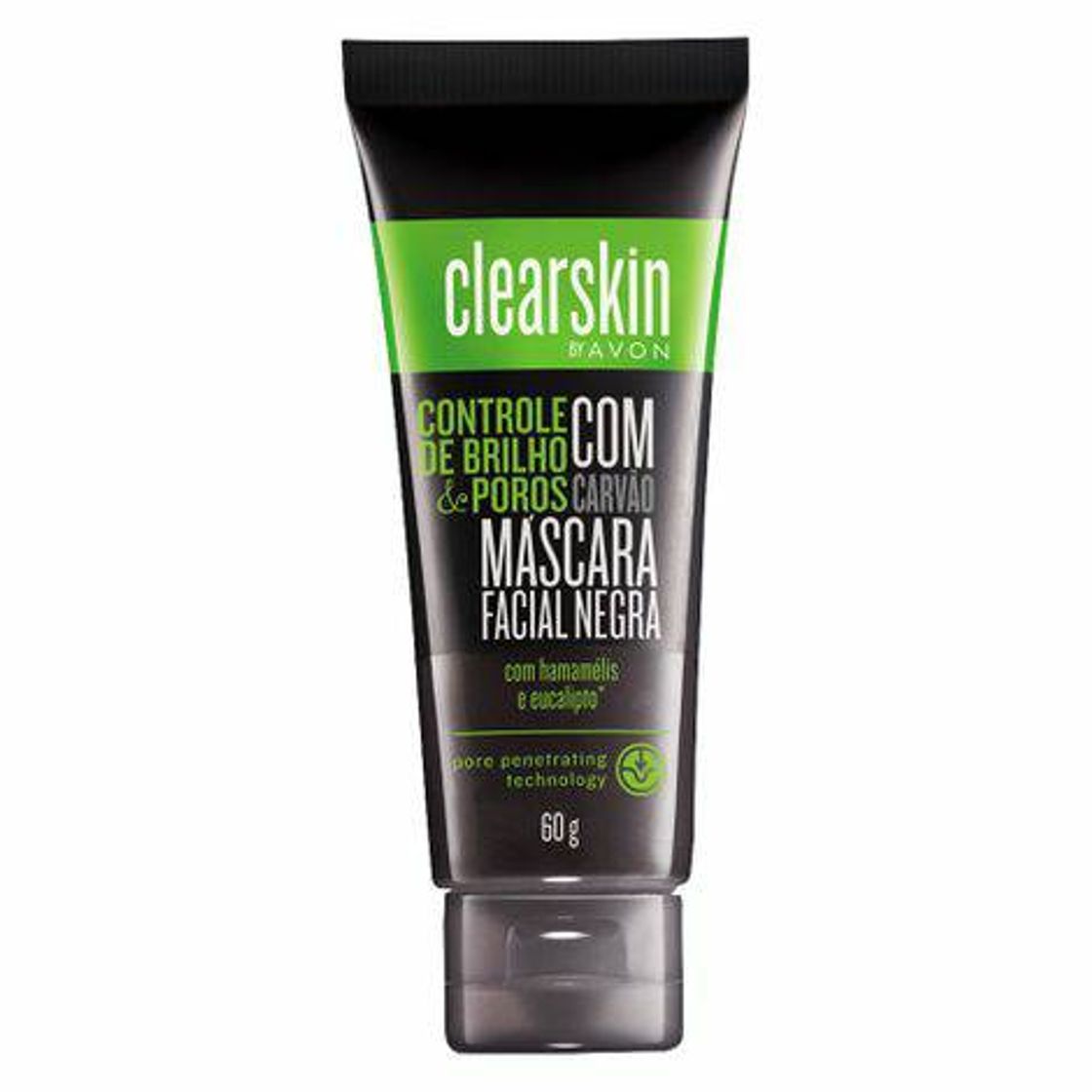 Moda Máscara Facial Negra com Carvão Clearskin - 60g

