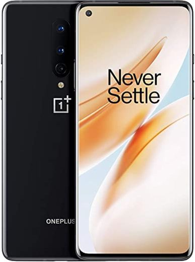 Teléfono OnePlus 8 Onyx Black| 6.55” Pantalla Fluid AMOLED a 90Hz |