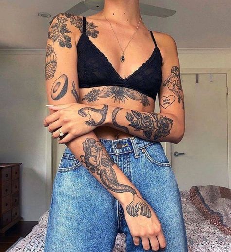 Tattoed girl