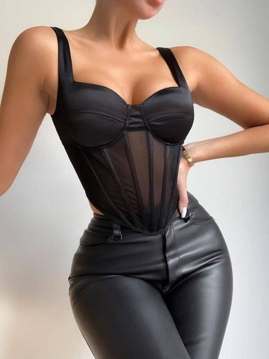 Corset preto