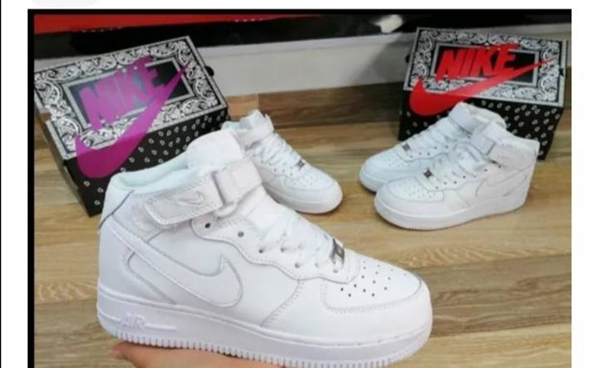 Moda Af1 blancos bota❤️😻😍