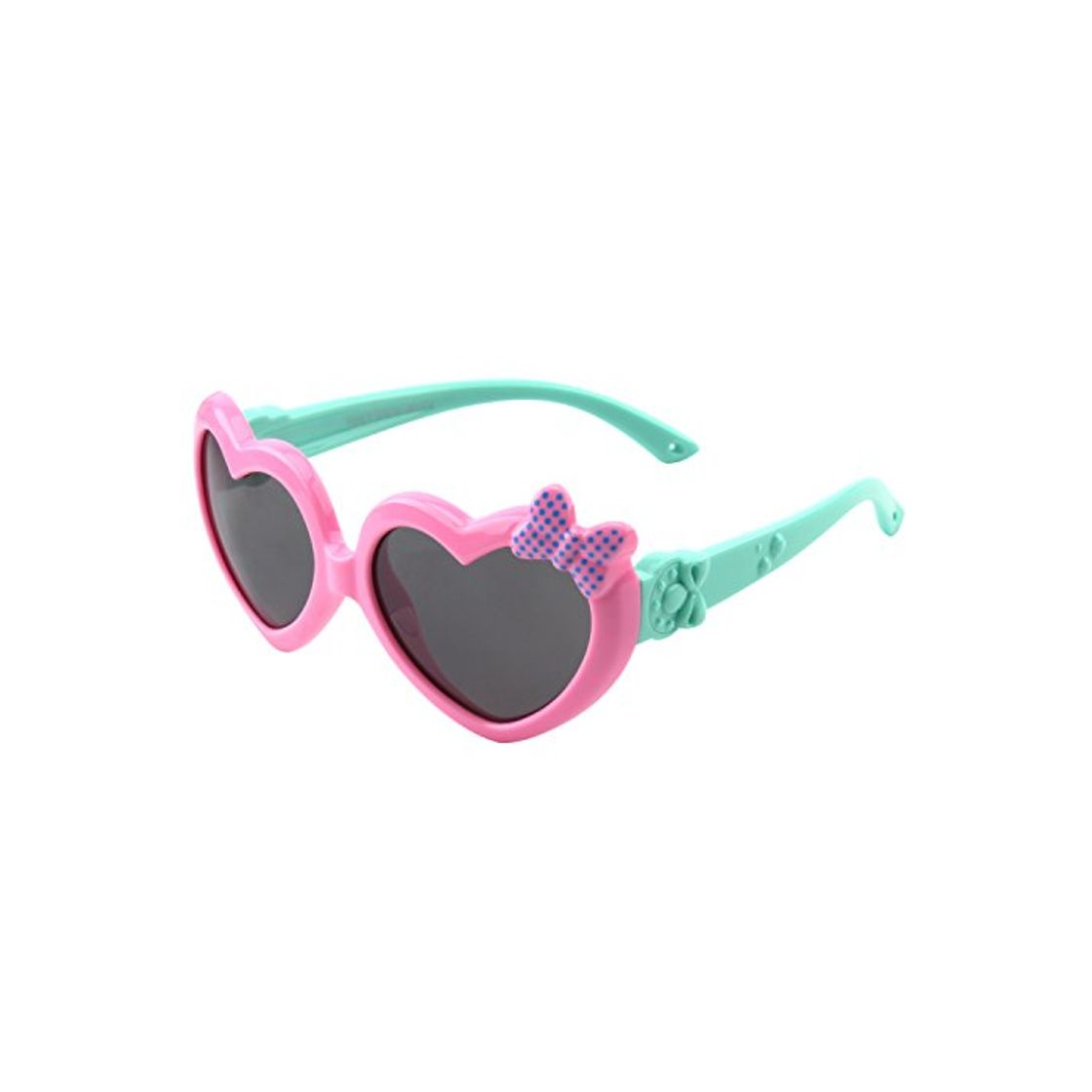 Fashion CGID gafas de sol polarizadas de goma suaves en forma de corazón