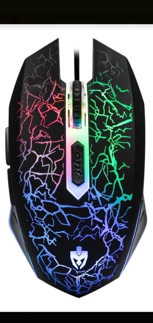 Fashion Mouse para jogo Evolut Rayden EG-104RB preto | Mercado Livre