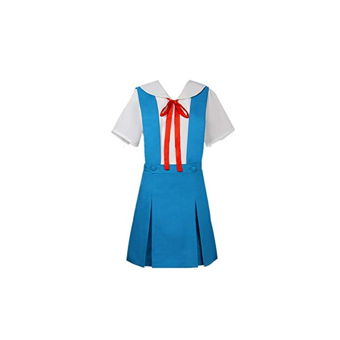 Fashion Anime Neon Genesis Evangelion EVA Ayanami Rei Daily School Uniform Dress Cute Skirt JK Trajes