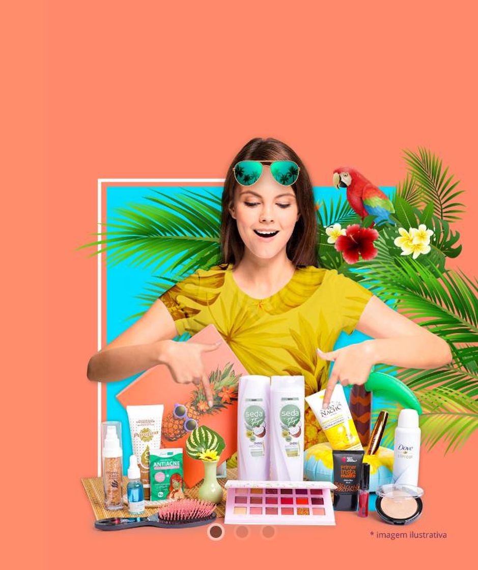 Moda Clube de assinatura de cosméticos Glambox 