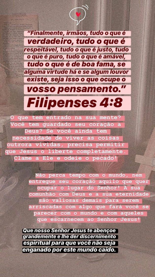 Social Filipenses 4:8 