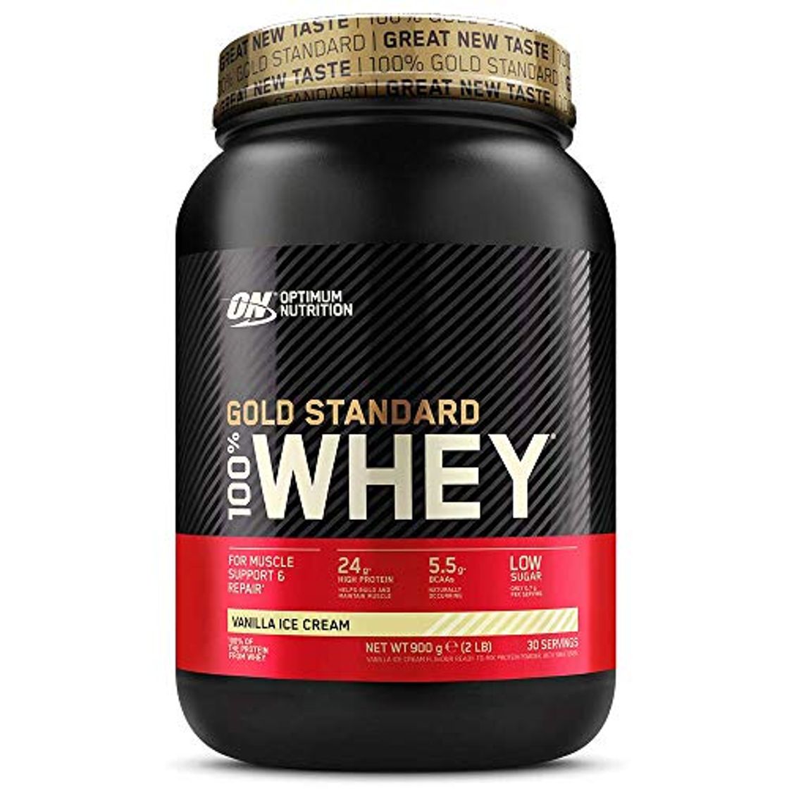 Social Optimum Nutrition ON Gold Standard 100% Whey Proteína en Polvo