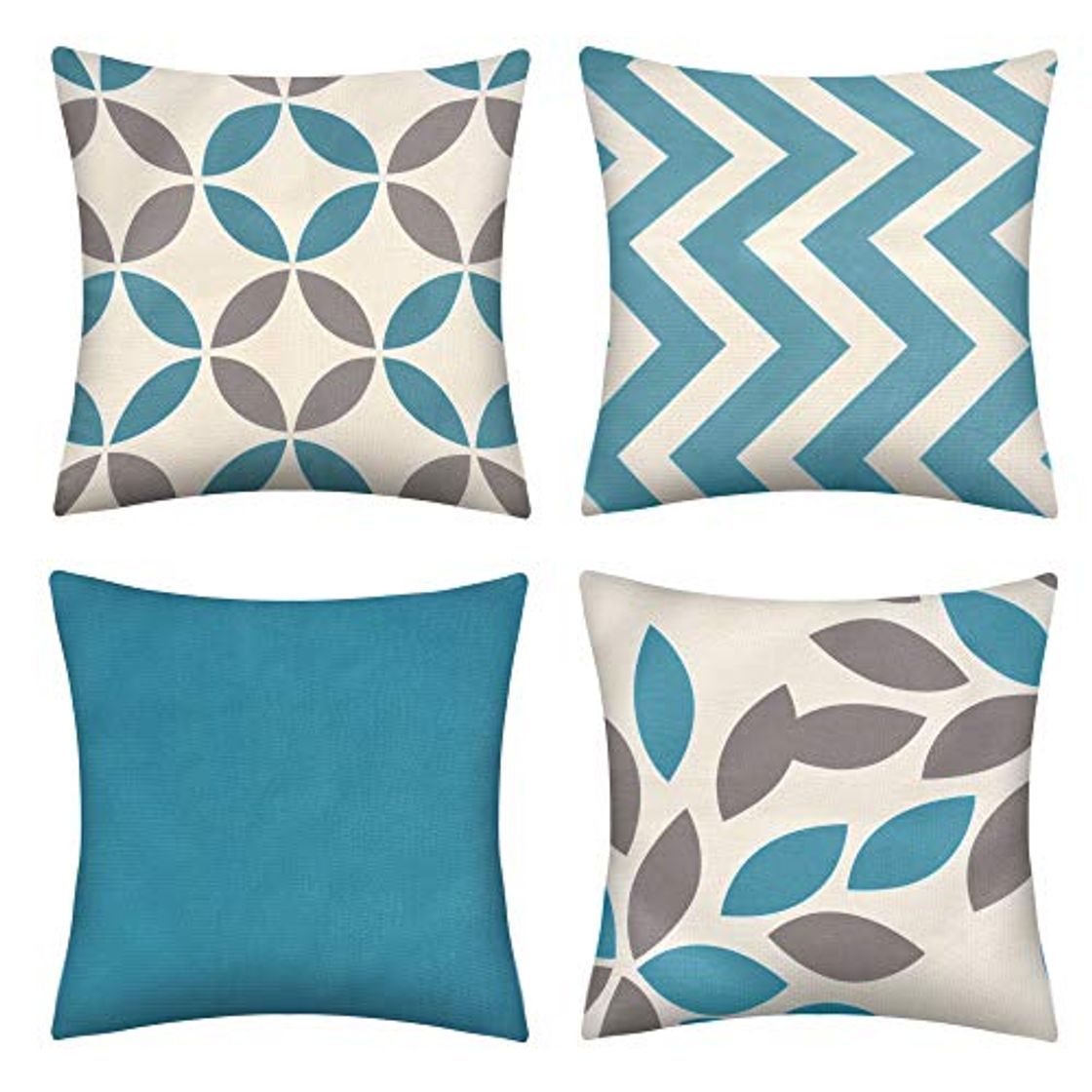 Social pendali Fundas de Cojín, Funda de Almohada Lino de algodón Decorativa Geometría