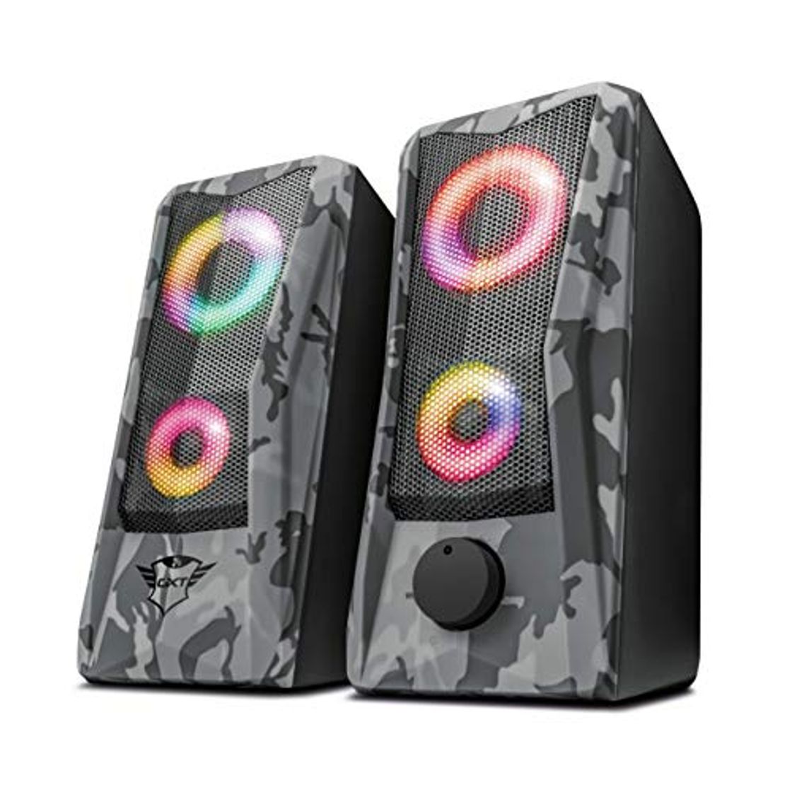 Social Trust GXT 606 Javv Juego de Altavoces 2.0 con iluminación RGB para