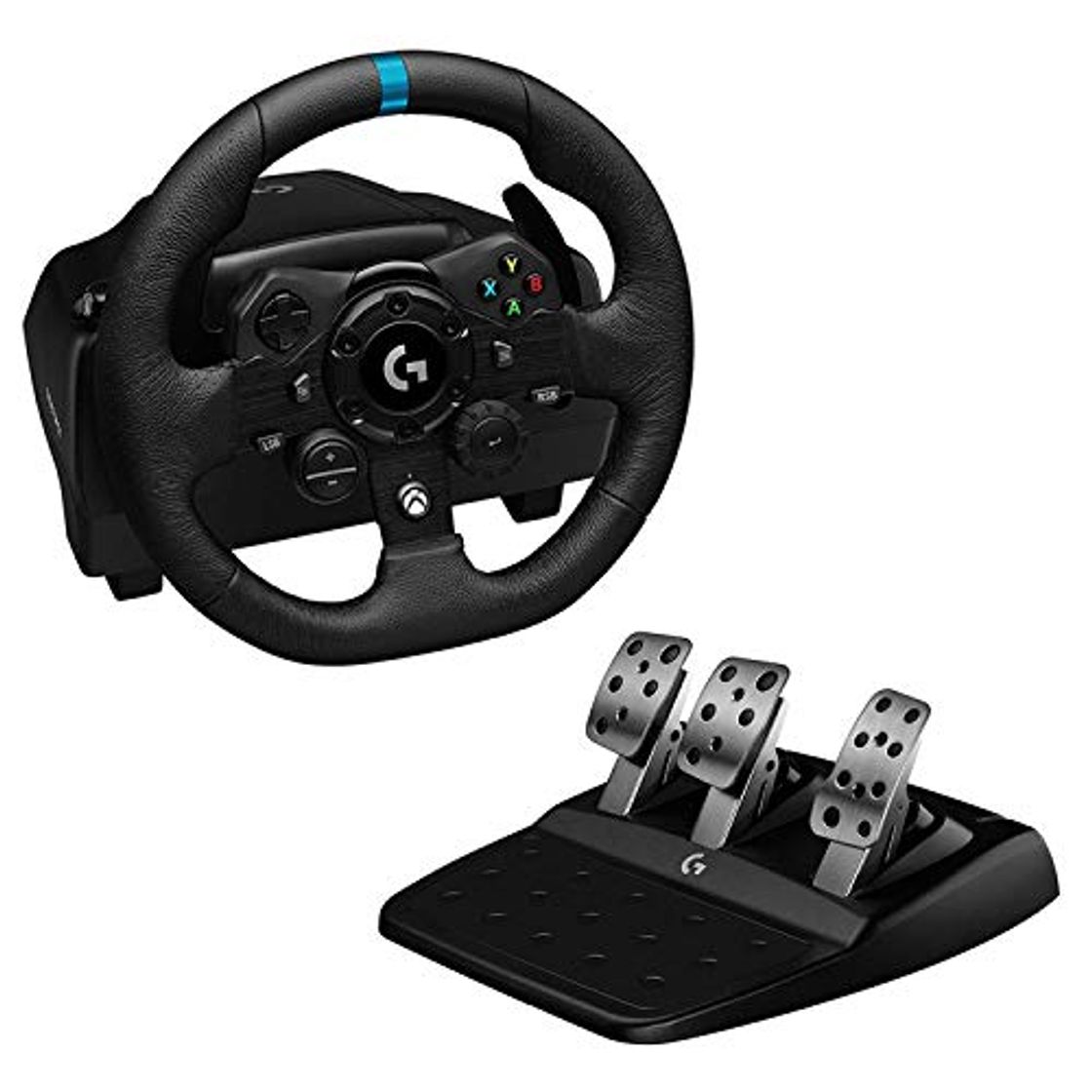 Social Logitech G923 TRUEFORCE Volante de Carreras y Pedales hasta 1000Hz Force Feedback,