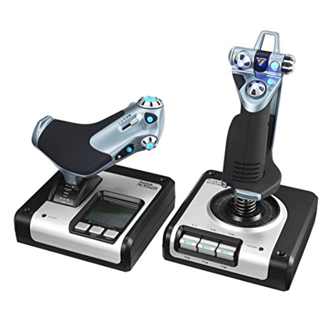 Social Logitech G Saitek X52 Pro Flight Palanca y Acelerador de Simulación