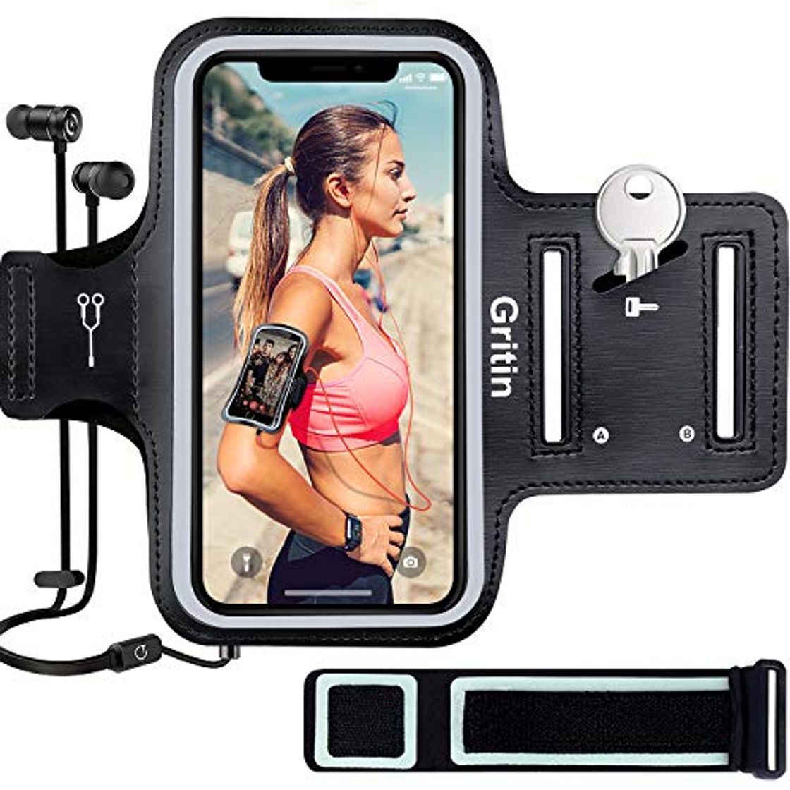 Social Gritin Brazalete Deportivo para Correr