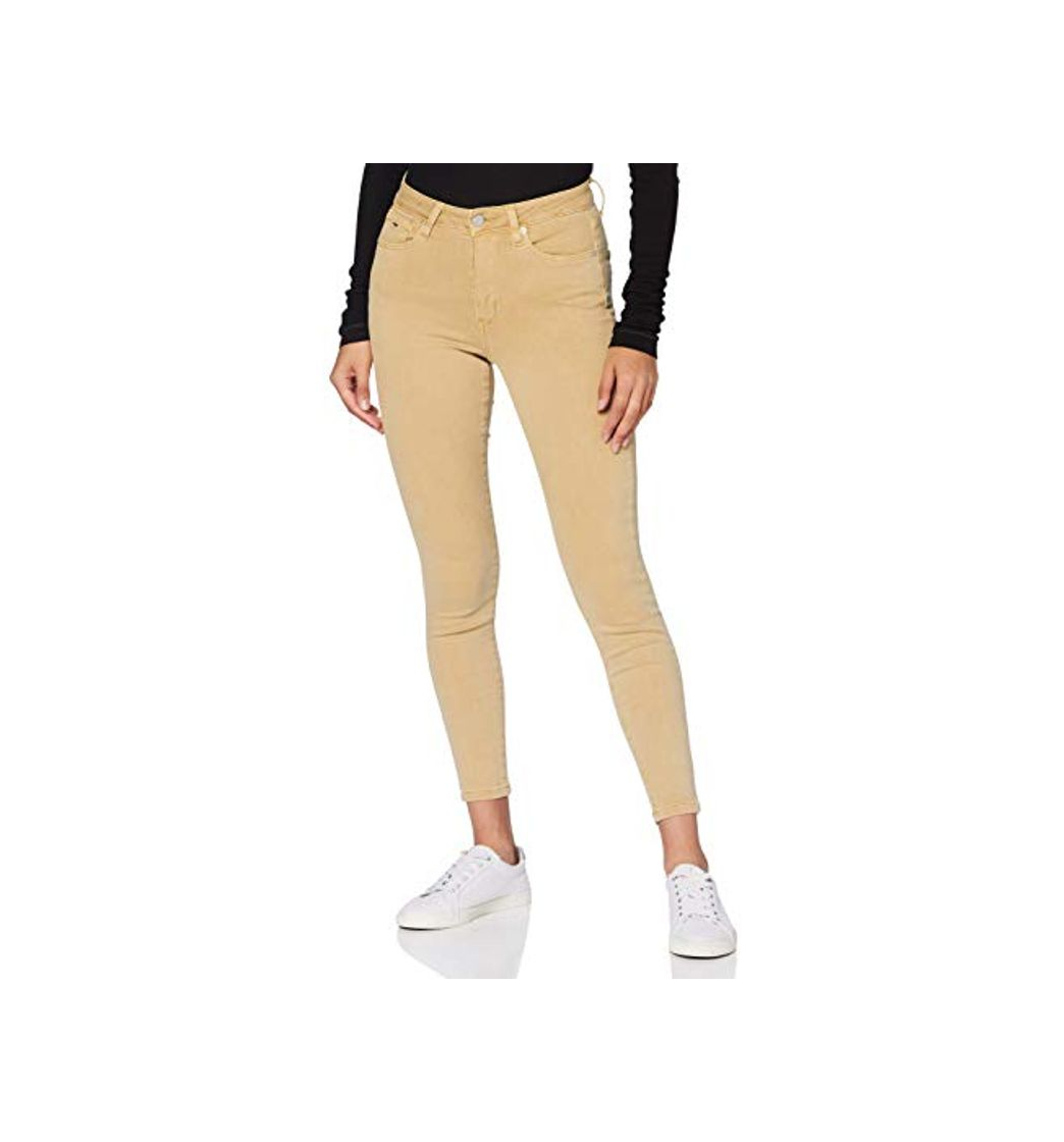Social Tommy Jeans Mujer Sylvia Hr Spr Sknny Ankle Ltslt Straight Jeans, Azul