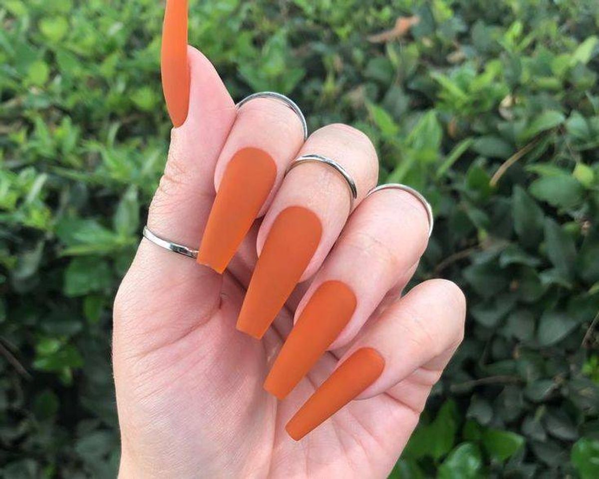 Moda NAILS ORANGE 🧡