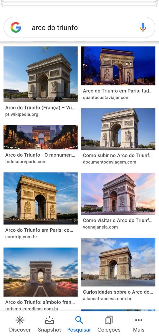 Place Arco de Triunfo de París