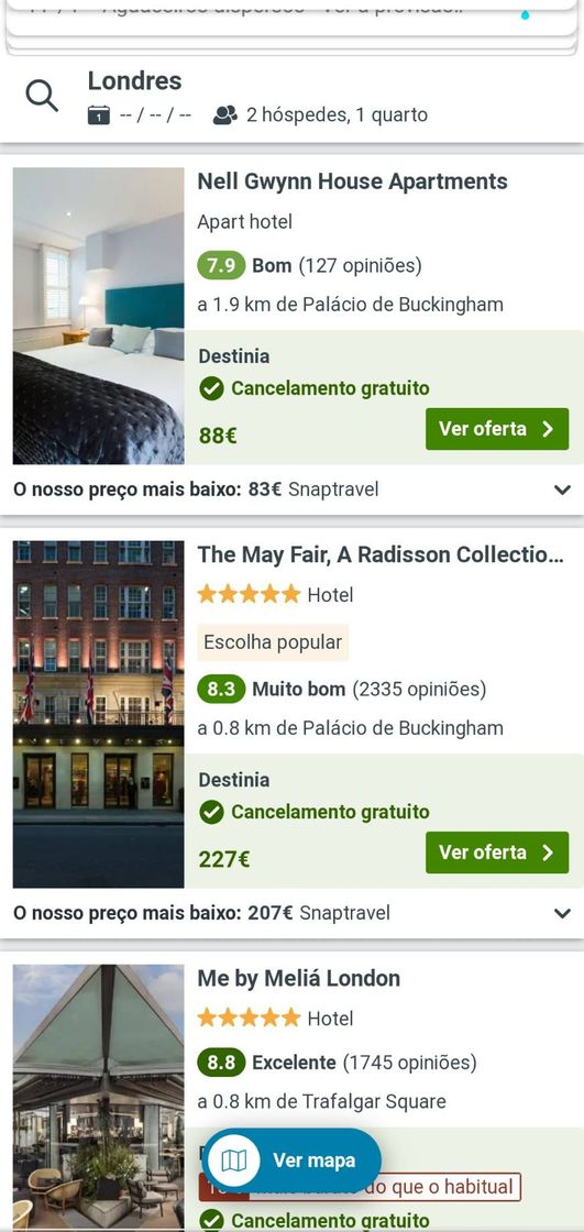 Social Hotéis em Londres ✨