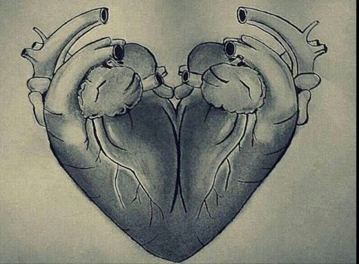 ✨ esse formato de coração são de dois corações juntos ✨