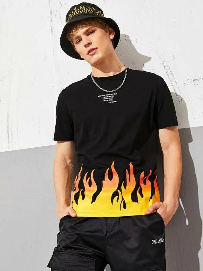 Fashion Camiseta Flame 🔥🔥🔥