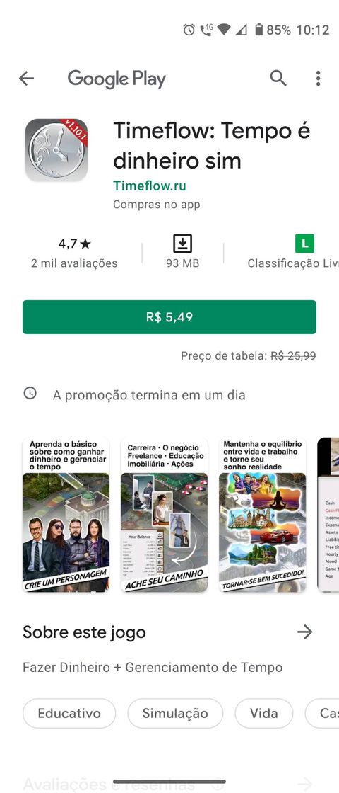 Moda Timeflow: Time is Money Sim - Apps on Google Play