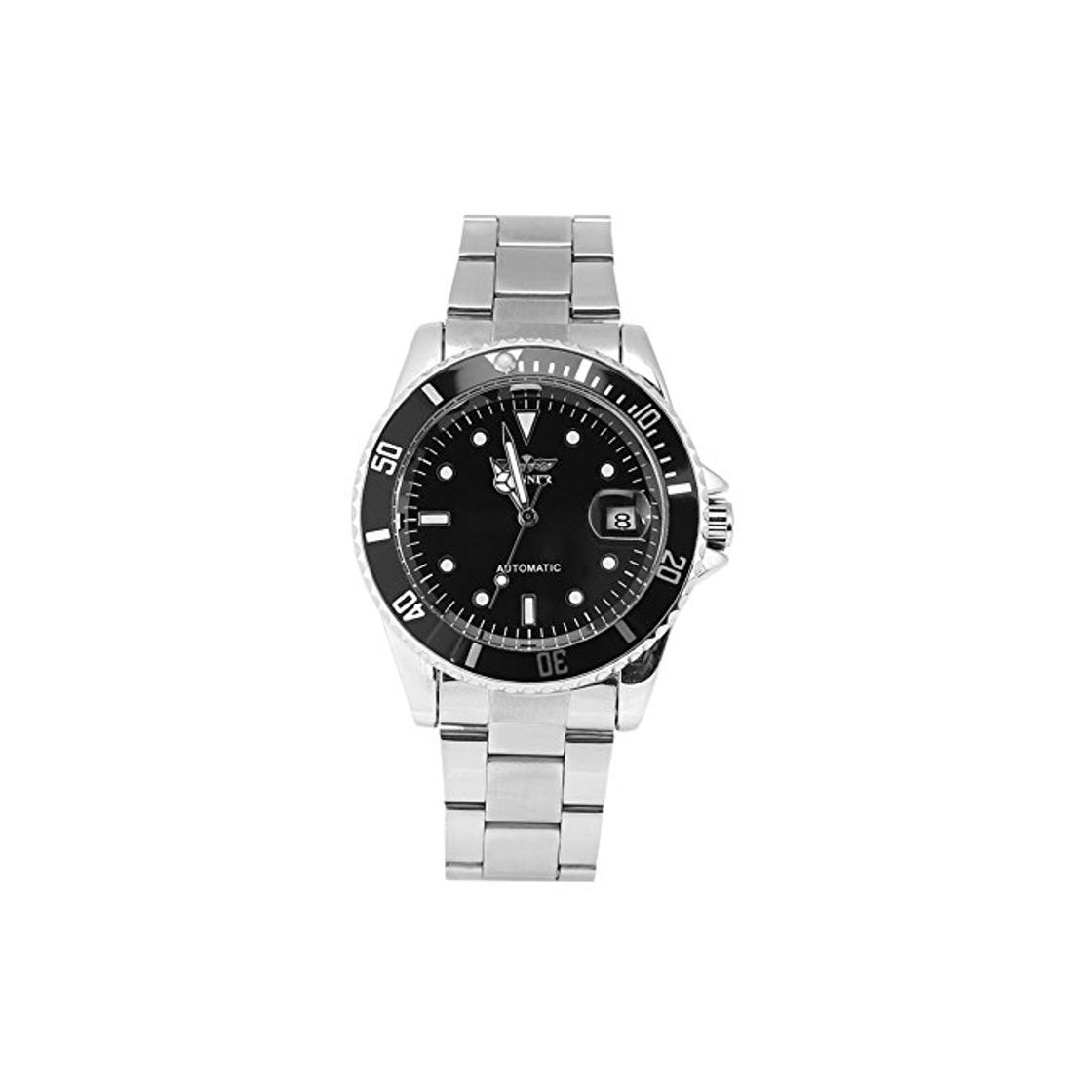 Fashion Reloj de pulsera de acero inoxidable del reloj mecánico automático masculino del