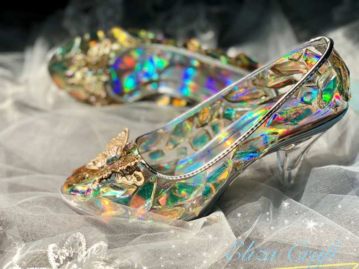 Fashion Cinderella Crystal Diamond transparent glass slipper princes