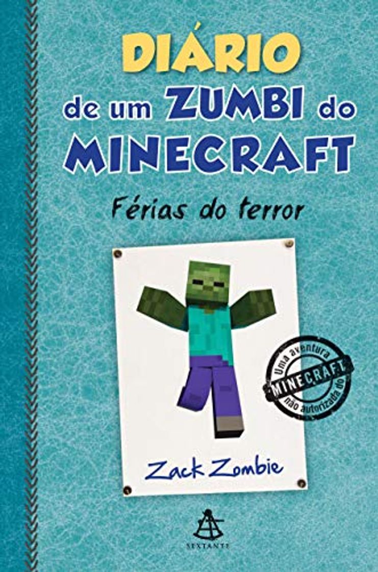 Book Diário de Um Zumbi do Minecraft. Férias do Terror