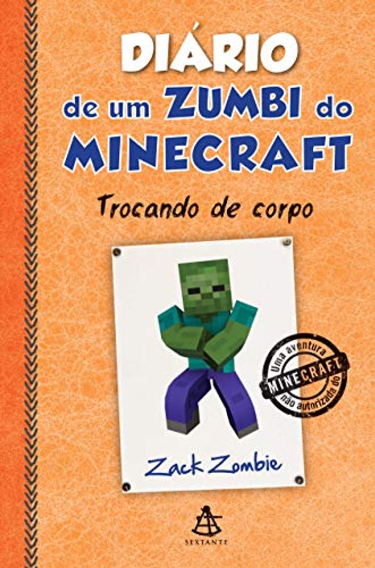 Book Diário de Um Zumbi do Minecraft. Trocando de Corpo