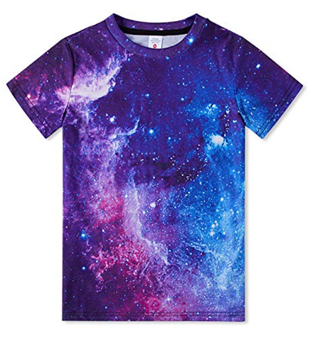 Idgreatim Camiseta de manga corta para niños y niñas